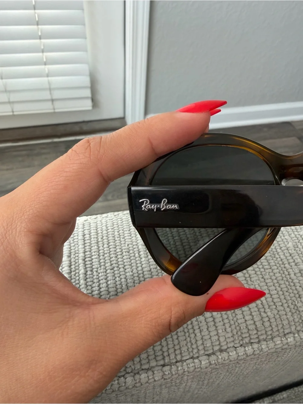 Ray-Ban RB4191 710/71 Light Havana Tortoiseshell Sunglasses with Brown Lenses